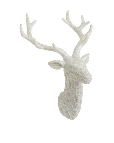 RAZ Faux Knit Wall Deer Head