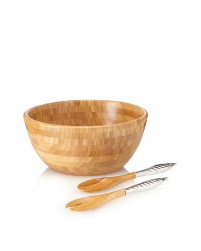 Reed & Barton Bamboo Garden Salad Bowl Set