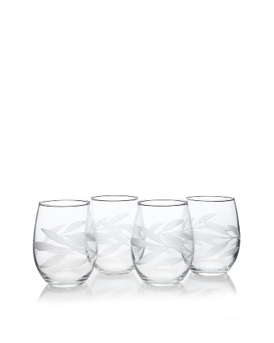 Reed & Barton Set of 4 Bamboo Garden Tumblers, 21-Oz.