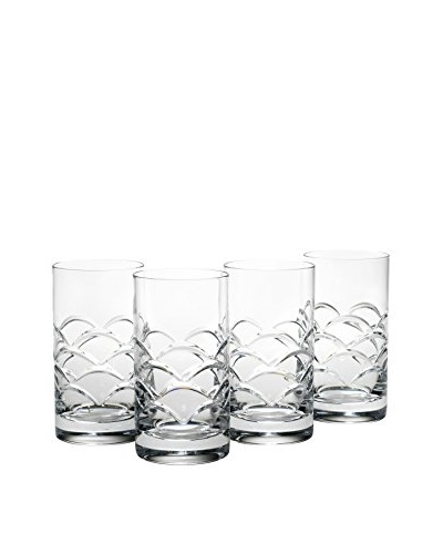 Reed & Barton Set of 4 Cove 13-Oz. Hi-Ball Glasses