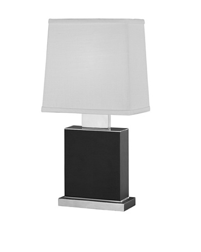 Remington Lamp Ebony & Satin Table Lamp