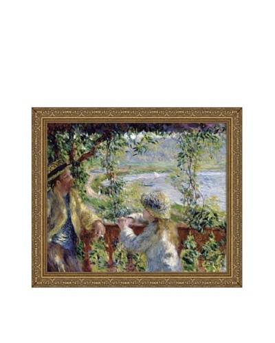 Pierre-Auguste Renoir By the Water, ca. 1880 Framed Canvas, 17″ x 21″