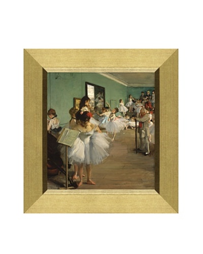 Edgar Degas The Dance Class, 1874 Framed Canvas, 15 x 13.75