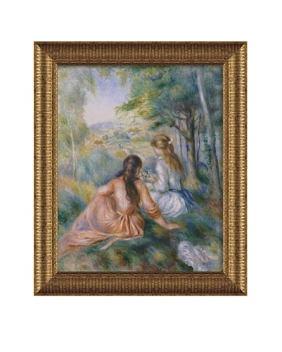 Pierre-Auguste Renoir In the Meadow Framed Canvas, 35 x 28