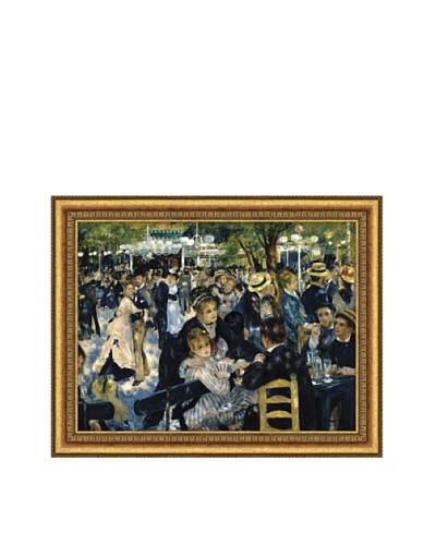 Pierre-Auguste Renoir Le Moulin de la Galette, 1876 Framed Canvas, 18″ x 24″