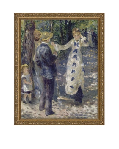 Pierre-Auguste Renoir The Swing, 1876 Framed Canvas, 27″ x 21″