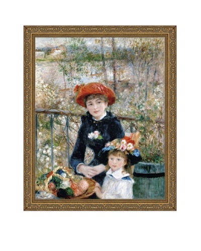 Pierre-Auguste Renoir The Two Sisters on the Terrace, 1881 Framed Canvas, 25 x 20
