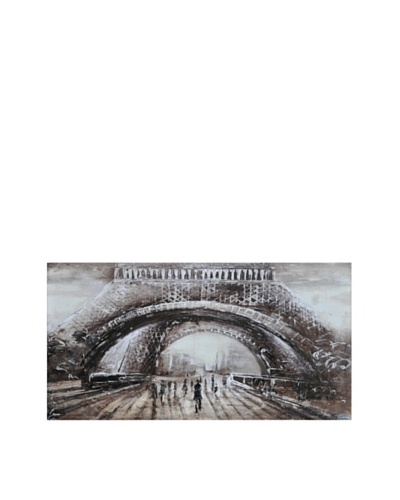 Paris Calling Hand-Painted Canvas