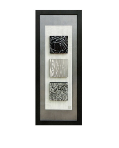 Reflections II 40″ x 16″ Framed Abstract