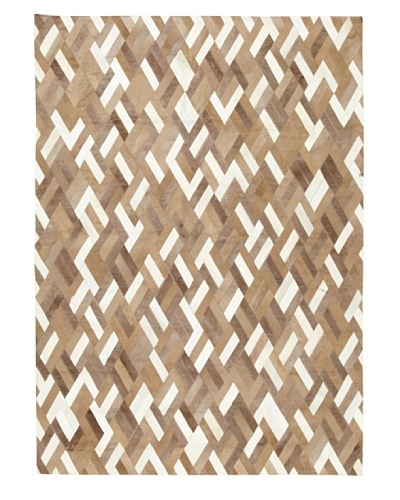 Hide Rug Multi Patchwork, 6' x 9'