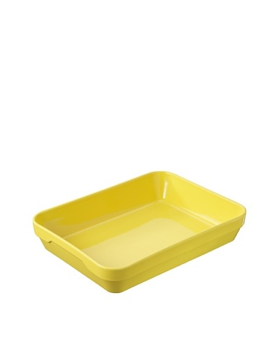 REVOL Deep Rectangular Dish, Yellow