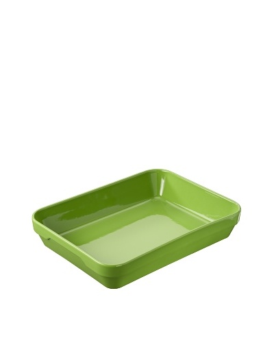 REVOL Deep Rectangular Dish, Lime Green