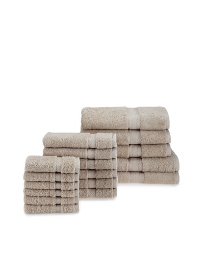 Chortex Rhapsody Royale 17-Piece Towel Set, Stone