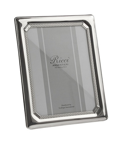 Ricci Tri-Bead Sterling Silver Photo Frame