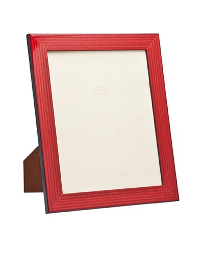 Ricci Bengale High Gloss Wood Photo Frame, Maroon/Black, 4 x 6