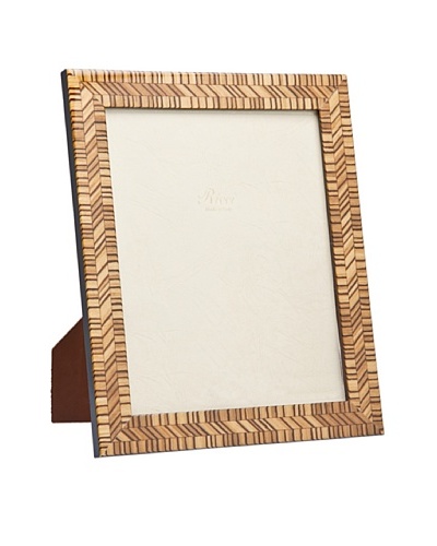 Ricci Togo Linear Gloss Wood Frame, Light Brown