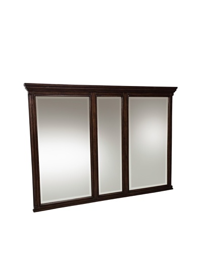 River Road Collection Verona Grand Mirror, Brown/Black