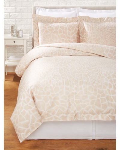 Roberto Cavalli Giraffe Duvet Set, Beige, Queen