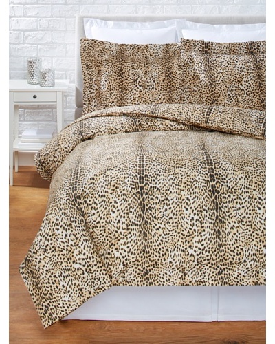 Roberto Cavalli Maculato Duvet Set, Beige, Queen