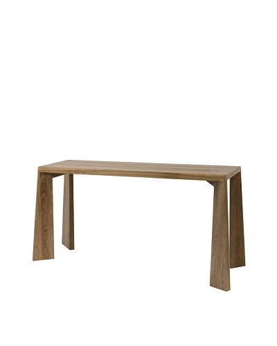 Roche Bobois Horizon Walnut Finish Console