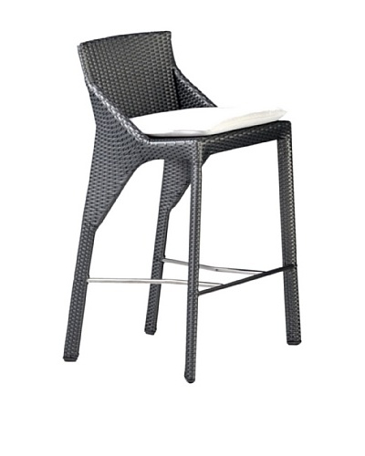 Roche Bobois Bel Air Grey All Weather Stool