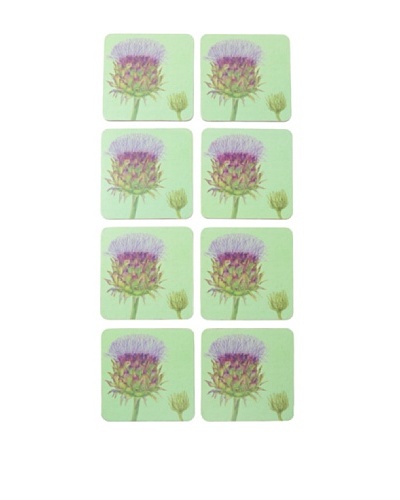 rockflowerpaper Set of 8 Cardoon Drink Coasters