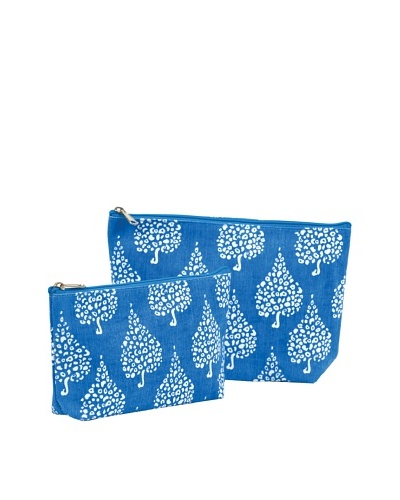 RockFlowerPaper Crete Blue Zip Bags (Set of 2)