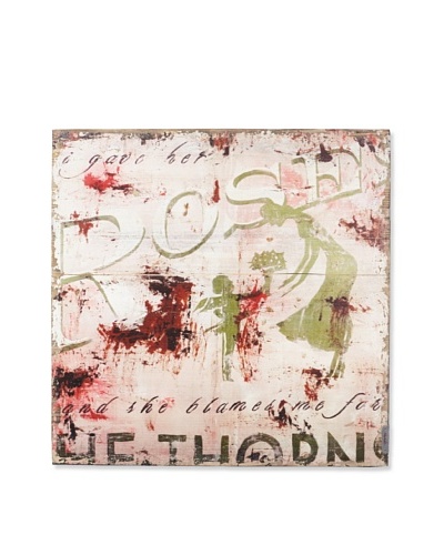 Rodney White Roses Printed Art