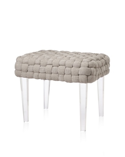 Rojo 16 Plaited Stool, Grey