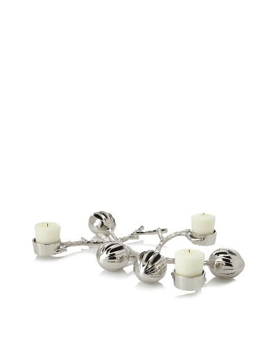 Rojo 16 Beanpod Tealight Holder, Silver