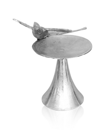 Rojo 16 Aluminum Bird Pillar Candle Holder