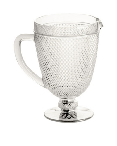 Rosanna Pressed Glass 40-Oz. Pitcher, Clear