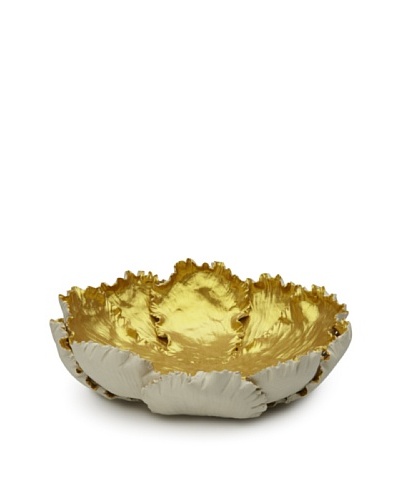 Rose and Iris Tulip Bowl [Natural/Gold]