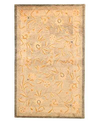 Roubini Tibetan Vegetable Dyed Hand-Knotted Rug, Multi, 5′ 5″ x 8′