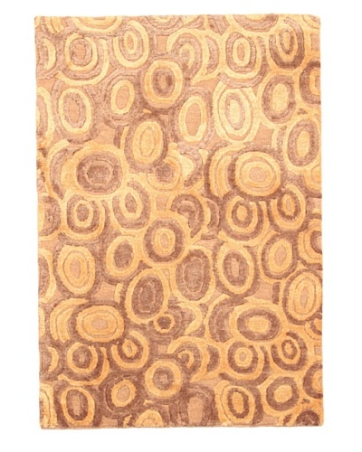 Roubini Astro Soft Hand Knotted Rug, Multi, 2′ x 3′