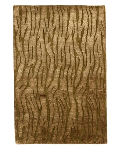 Roubini Moss 2 Hand Knotted Rug, Multi, 2′ x 3′