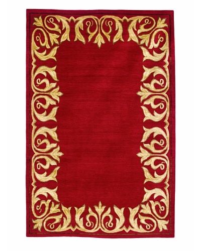 Roubini Lyon Hand Knotted Wool & Silk Rug, Multi, 6' x 9'
