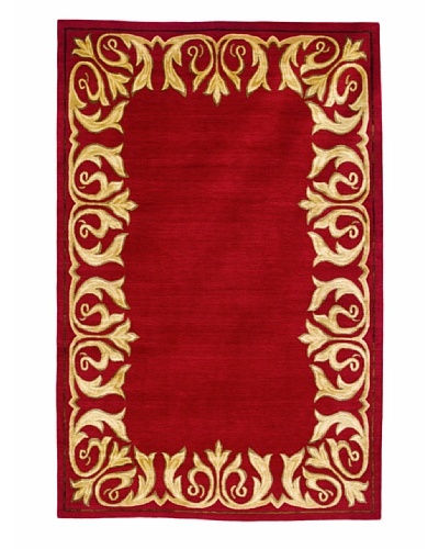 Roubini Lyon Hand Knotted Wool & Silk Rug, Multi, 6′ x 9′