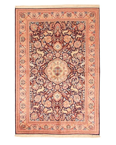 Roubini Srinagar Silk Fine Rug, Multi, 6′ 2″ x 4’As You See