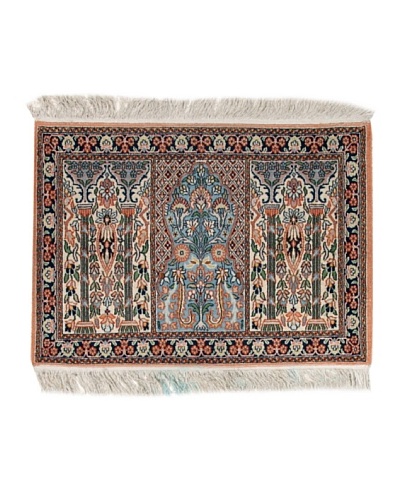 Roubini Srinigar Rug Silk, Multi, 3' x 2'