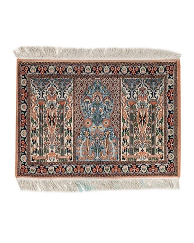 Roubini Srinigar Rug Silk, Multi, 3′ x 2′