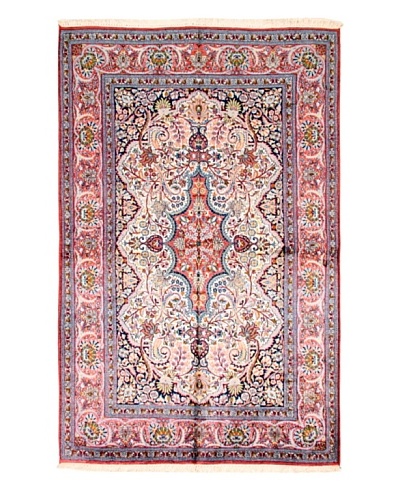 Roubini One of a Kind Srinigar Silk Fine Rug [Blue Multi]