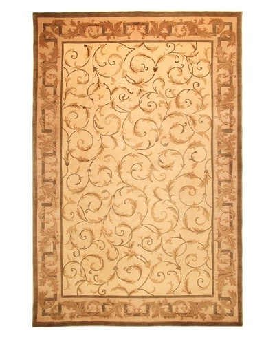 Roubini Tibetani Tibetan Super Fine Collection Rug, Cream Multi, 6′ x 9′