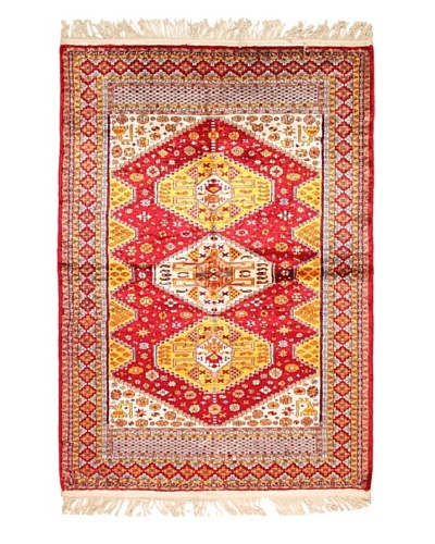 Roubini Sultan Pure Silk Rug, Multi, 5' 8 x 4' 1As You See