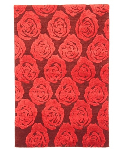 Roubini Rosso Hand Knotted Rug, Multi, 2' x 3'