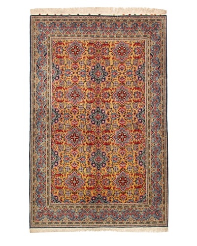 Roubini One of a Kind Old Kum with Silk Rug [Blue Multi]