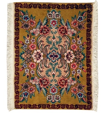 Roubini Kirman Wool Rug, Multi, 2′ 4″ x 1′ 8″