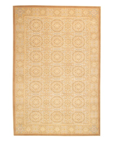 Roubini Castle Hand Knotted Wool Rug, Multi, 6′ x 9′