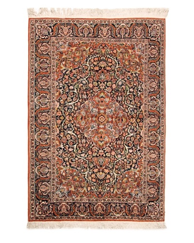 Roubini Fine Srinagar Silk Ground Rug, Multi, 6′ 2″ x 4′ 2″