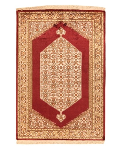 Roubini Srinagar Silk Fine Rug, Multi, 3' 1 x 2' 1